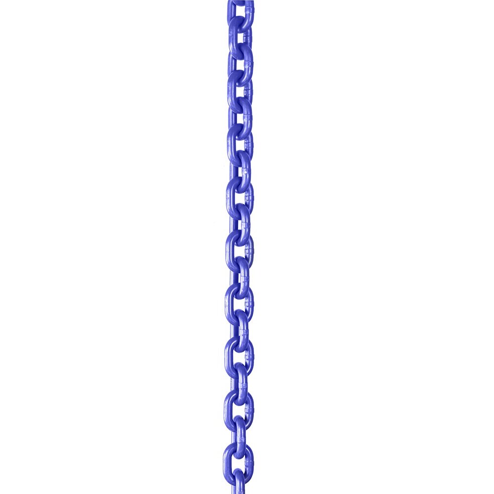 Blue painted Powertex chain short link PSL Grade 10