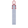 Powertex Two-Leg Chain Sling with Latch Hooks for Heavy Lifting