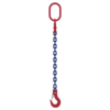 One leg chain sling with MC1 masterlink and SHC latch hook