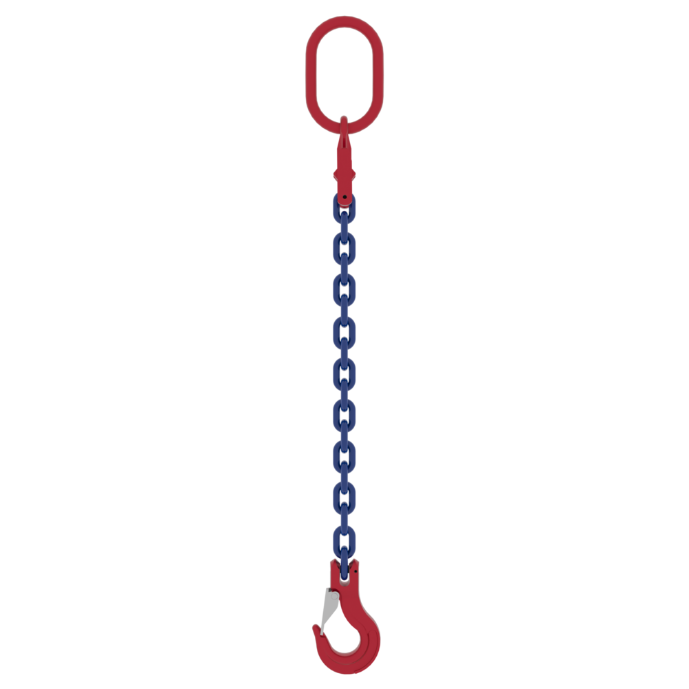 Chain Sling Powertex 1-leg with Masterlink MC1 and Latch Hook, Grade 10