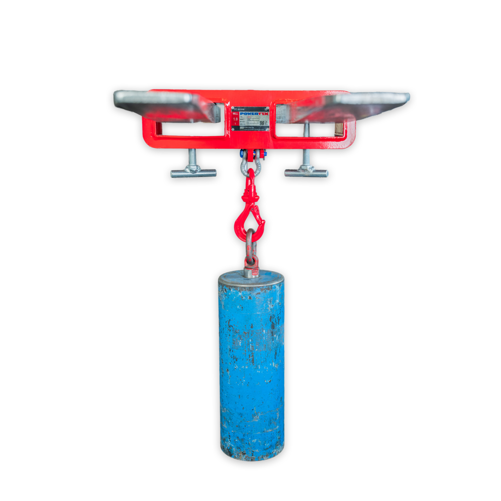 Lifting Beam for Forklifts LBF, in use