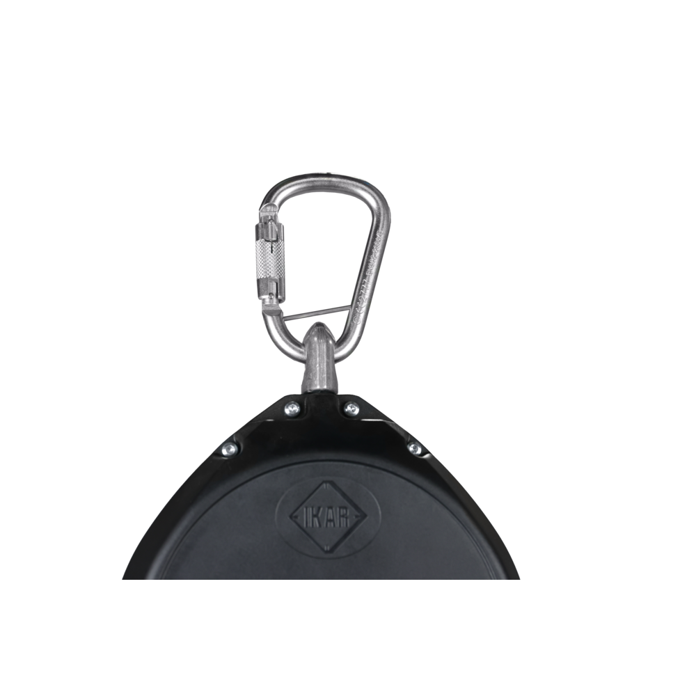 Carabiner on fall arrest block POWERTEX FBC