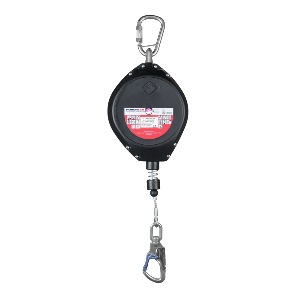 Fall Arrest Block with Steel Cable – POWERTEX FBC