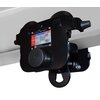 Push trolley with integrated mechanical stop. With connection plate with eye. Low headroom. Push trolley with integrated mechanical stop. With connection plate with eye. Low headroom.