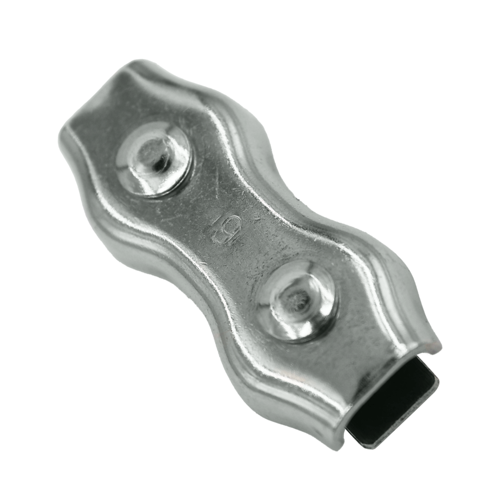 Quality galvanized Wire rope clip Duplex - PCD316 front