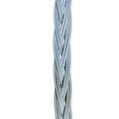 Powertex durable flat braided wire sling
