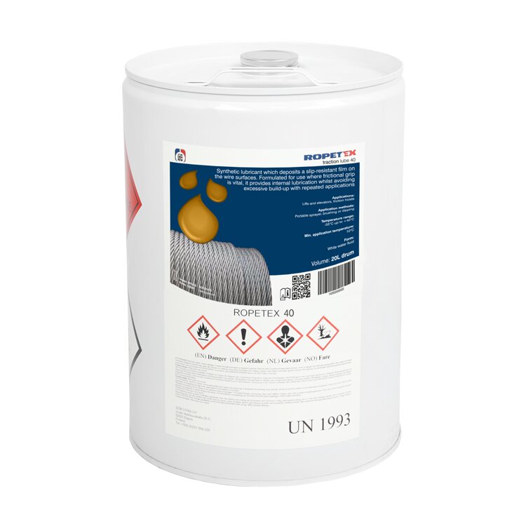 Traction lubricant for steel wire ropes | Powertex